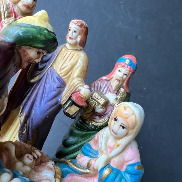 Vintage International Bazaar Ceramic Nativity Set #44156224WG - Picture 3 of 13